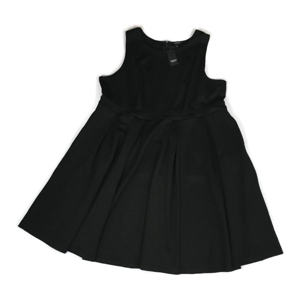 Torrid Plus Size Black Sleeveless A Line Dress  Size 24 pockets